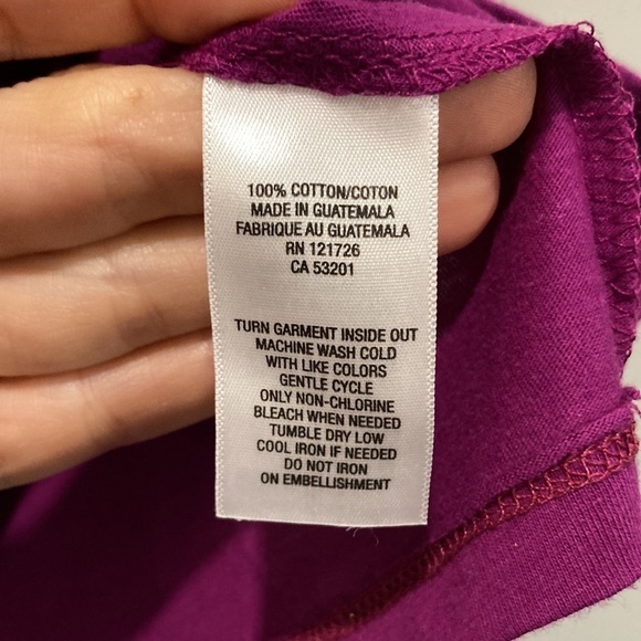 Aeropostale Purple V neck T-shirt - Picture 12 of 12